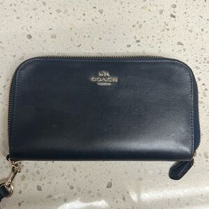 Navy blue Coach wallet